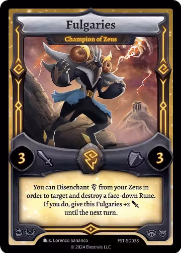 Fulgaries - Champion of Zeus (FST-SD038), Divine Champions: Firestorm Starter Decks — Elestrals card price
