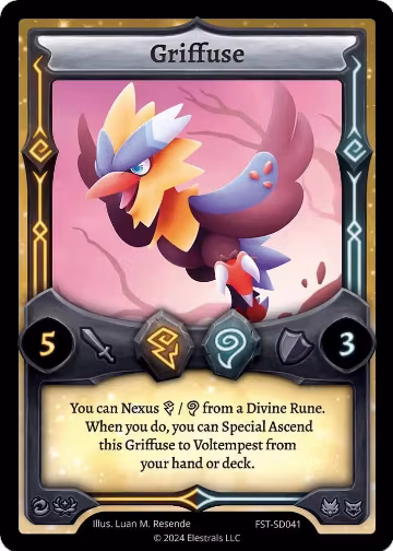 Griffuse (FST-SD041), Divine Champions: Firestorm Starter Decks — Elestrals card price