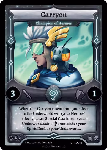 Carryon - Champion of Hermes (FST-SD048), Divine Champions: Firestorm Starter Decks — Elestrals card price