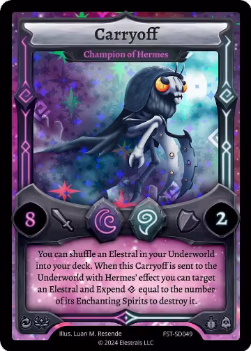 Carryoff - Champion of Hermes (FST-SD049), Divine Champions: Firestorm Starter Decks — Elestrals card price