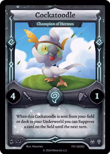 Cockatoodle - Champion of Hermes (FST-SD050), Divine Champions: Firestorm Starter Decks — Elestrals card price