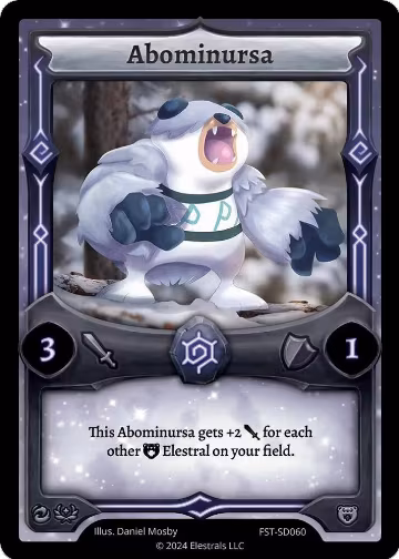 Abominursa (FST-SD060), Divine Champions: Firestorm Starter Decks — Elestrals card price