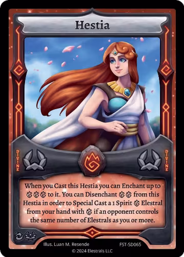 Hestia (FST-SD065), Divine Champions: Firestorm Starter Decks — Elestrals card price