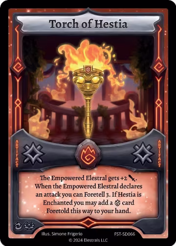 Torch of Hestia (FST-SD066), Divine Champions: Firestorm Starter Decks — Elestrals card price