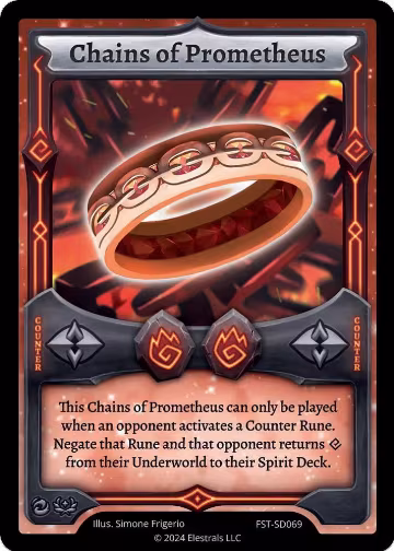 Chains of Prometheus (FST-SD069), Divine Champions: Firestorm Starter Decks — Elestrals card price