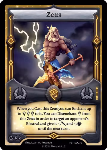 Zeus (FST-SD079), Divine Champions: Firestorm Starter Decks — Elestrals card price
