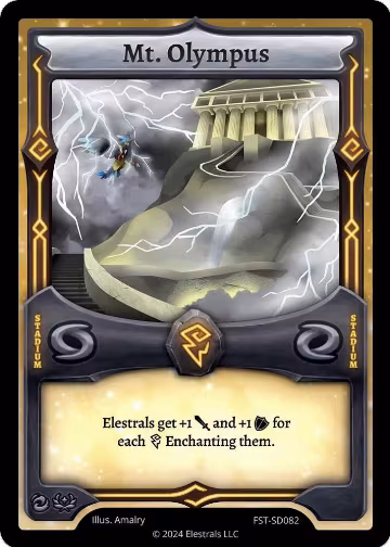 Mt. Olympus (FST-SD082), Divine Champions: Firestorm Starter Decks — Elestrals card price