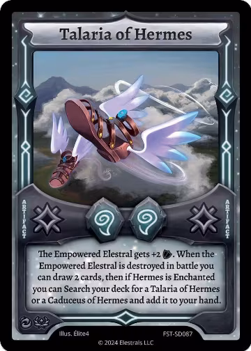 Talaria of Hermes (FST-SD087), Divine Champions: Firestorm Starter Decks — Elestrals card price