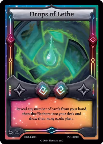Drops of Lethe (FST-SD100), Divine Champions: Firestorm Starter Decks — Elestrals card price