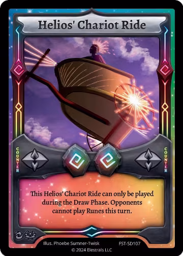 Helios' Chariot Ride (FST-SD107), Divine Champions: Firestorm Starter Decks — Elestrals card price