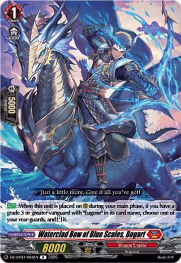 Waterclad Bow of Blue Scales, Bogart (DZ-BT07/068EN), DZ-BT07: Moon Fangs & Cerulean Blaze — Vanguard card price
