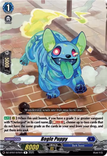 Bogle Puppy (DZ-BT07/075EN), DZ-BT07: Moon Fangs & Cerulean Blaze — Vanguard card price