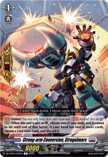 Strong-arm Conversion, Strogalmars (DZ-BT07/079EN), DZ-BT07: Moon Fangs & Cerulean Blaze — Vanguard card price
