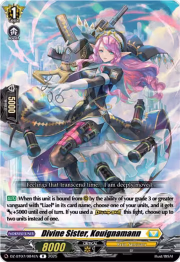 Divine Sister, Kouignamann (DZ-BT07/084EN), DZ-BT07: Moon Fangs & Cerulean Blaze — Vanguard card price