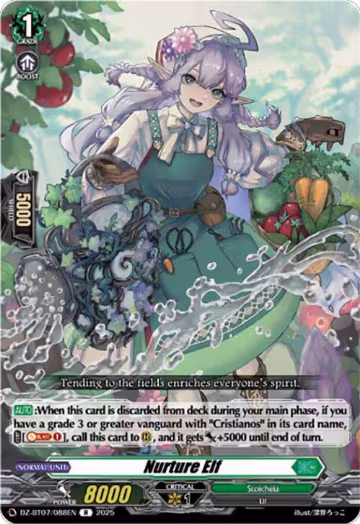 Nurture Elf (DZ-BT07/088EN), DZ-BT07: Moon Fangs & Cerulean Blaze — Vanguard card price
