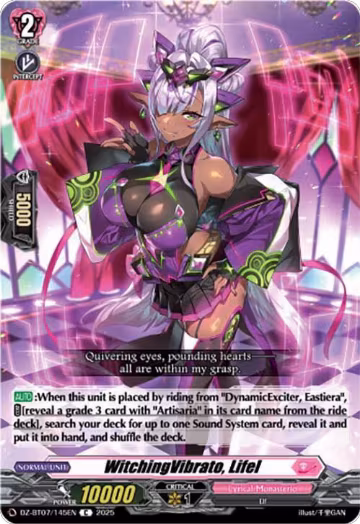 WitchingVibrato, Lifel (DZ-BT07/145EN), DZ-BT07: Moon Fangs & Cerulean Blaze — Vanguard card price
