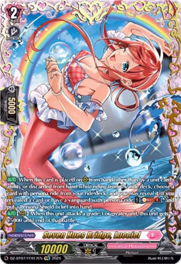 Seven Hues Bridge, Lucciel (FFR) (DZ-BT07/FFR17EN), DZ-BT07: Moon Fangs & Cerulean Blaze — Vanguard card price