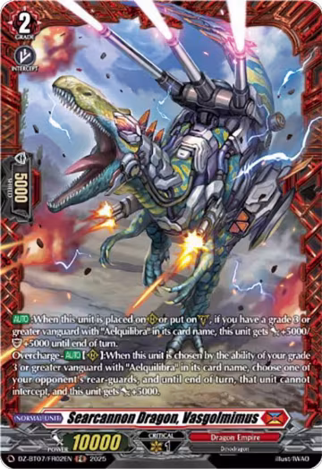 Searcannon Dragon, Vasgolmimus (FR) (DZ-BT07/FR02EN), DZ-BT07: Moon Fangs & Cerulean Blaze — Vanguard card price