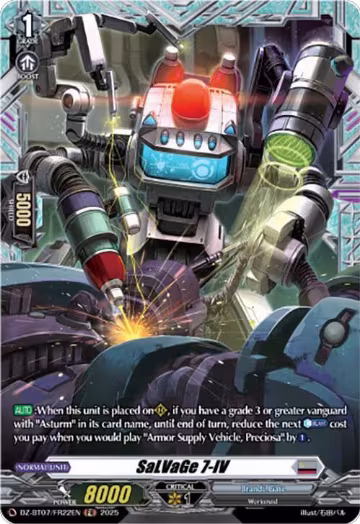 SaLVaGe 7-IV (FR) (DZ-BT07/FR22EN), DZ-BT07: Moon Fangs & Cerulean Blaze — Vanguard card price