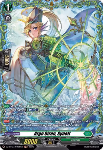 Argo Siren, Synell (FR) (DZ-BT07/FR35EN), DZ-BT07: Moon Fangs & Cerulean Blaze — Vanguard card price