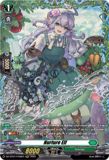 Nurture Elf (FR) (DZ-BT07/FR38EN), DZ-BT07: Moon Fangs & Cerulean Blaze — Vanguard card price