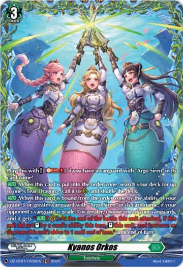 Kyanos Orkos (FR) (DZ-BT07/FR39EN), DZ-BT07: Moon Fangs & Cerulean Blaze — Vanguard card price