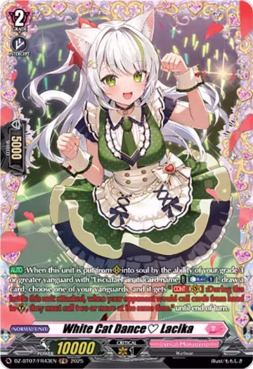 White Cat Dance Lacika (FR) (DZ-BT07/FR43EN), DZ-BT07: Moon Fangs & Cerulean Blaze — Vanguard card price