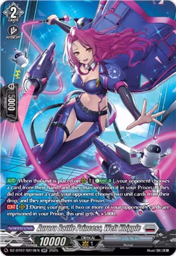 Aurora Battle Princess, Welt Khipple (SR) (DZ-BT07/SR19EN), DZ-BT07: Moon Fangs & Cerulean Blaze — Vanguard card price