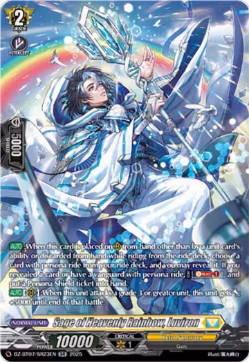 Sage of Heavenly Rainbow, Luviron (SR) (DZ-BT07/SR23EN), DZ-BT07: Moon Fangs & Cerulean Blaze — Vanguard card price