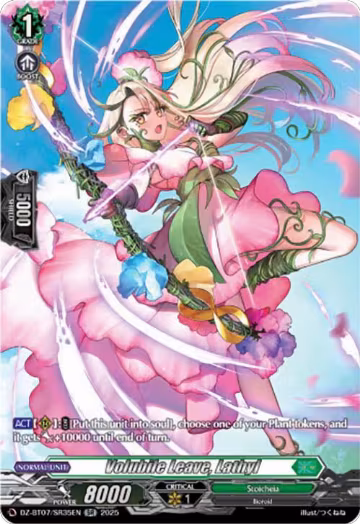 Volubile Leave, Lathyl (SR) (DZ-BT07/SR35EN), DZ-BT07: Moon Fangs & Cerulean Blaze — Vanguard card price