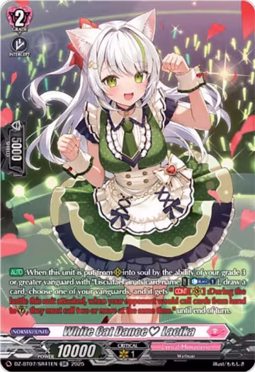 White Cat Dance Lacika (SR) (DZ-BT07/SR41EN), DZ-BT07: Moon Fangs & Cerulean Blaze — Vanguard card price