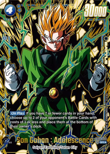 Son Gohan : Adolescence (Alternate Art) (FB03-039) — card price