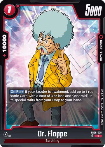 Dr. Flappe (FB06-020), Rivals Clash — DB Fusion card price