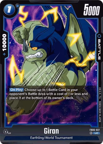 Giran (FB06-027), Rivals Clash — DB Fusion card price