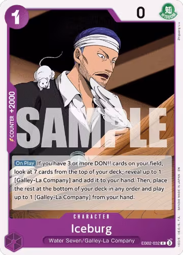Iceburg (EB02-032), Extra Booster: Anime 25th Collection — One Piece card price
