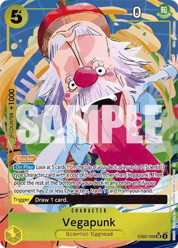 Vegapunk (Alternate Art) (EB02-056), Extra Booster: Anime 25th Collection — One Piece card price