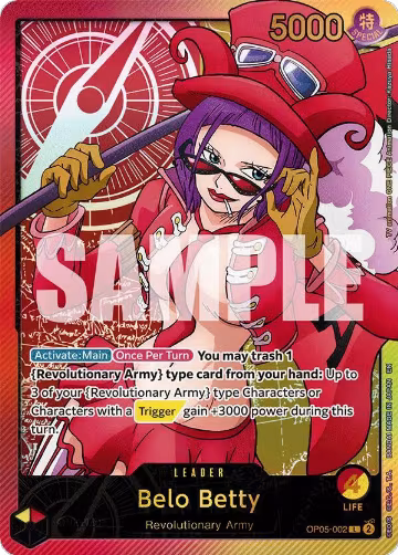 Belo Betty (SP) (OP05-002), Extra Booster: Anime 25th Collection — One Piece card price
