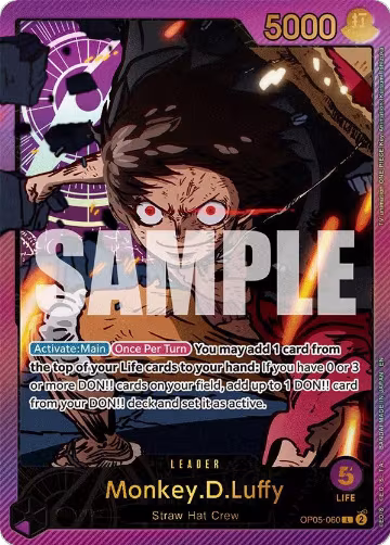 Monkey.D.Luffy (SP) (OP05-060), Extra Booster: Anime 25th Collection — One Piece card price