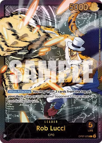 Rob Lucci (SP) (OP07-079), Extra Booster: Anime 25th Collection — One Piece card price