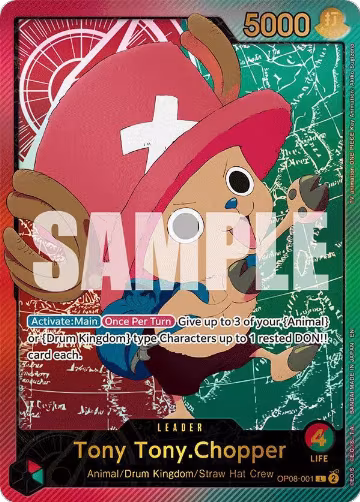 Tony Tony.Chopper (SP) (OP08-001), Extra Booster: Anime 25th Collection — One Piece card price