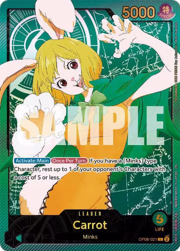 Carrot (SP) (OP08-021), Extra Booster: Anime 25th Collection — One Piece card price