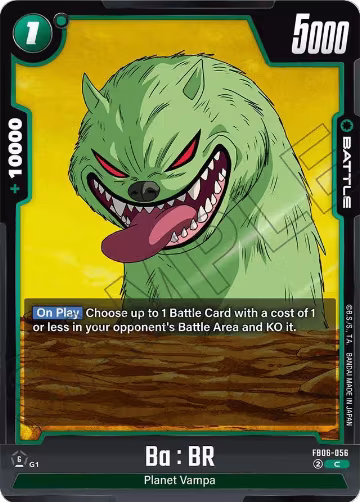 Ba : BR (FB06-056), Rivals Clash — DB Fusion card price