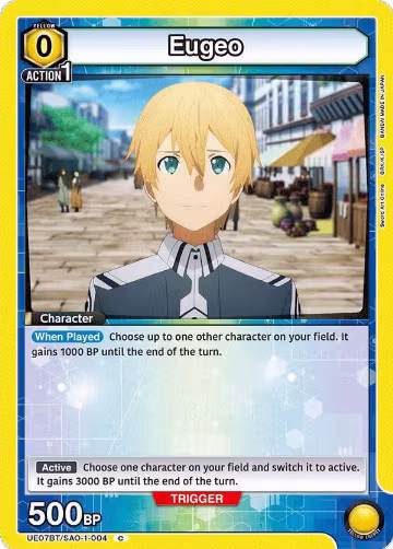 Eugeo (004) (UE07BT/SAO-1-004), Sword Art Online — Union Arena card price
