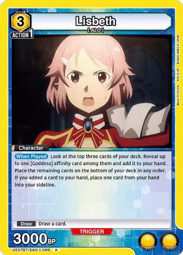 Lisbeth (009) (UE07BT/SAO-1-009), Sword Art Online — Union Arena card price