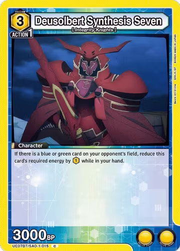 Deusolbert Synthesis Seven (UE07BT/SAO-1-015), Sword Art Online — Union Arena card price