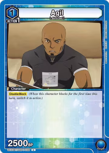 Agil (UE07BT/SAO-1-038), Sword Art Online — Union Arena card price