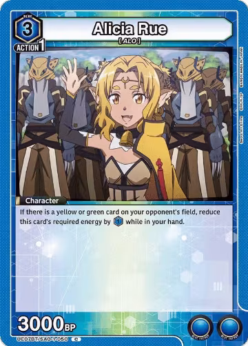 Alicia Rue (UE07BT/SAO-1-050), Sword Art Online — Union Arena card price
