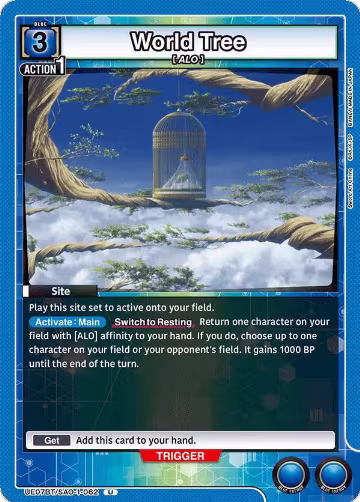 World Tree (UE07BT/SAO-1-062), Sword Art Online — Union Arena card price