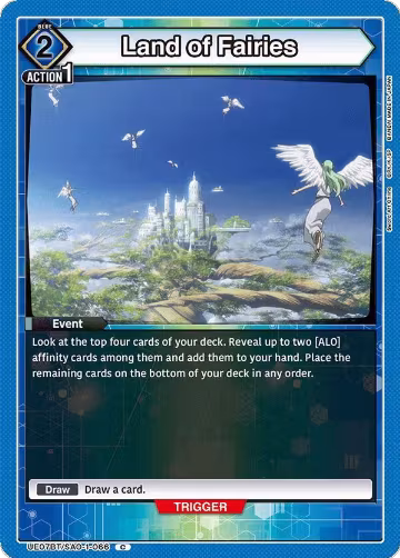 Land of Fairies (UE07BT/SAO-1-066), Sword Art Online — Union Arena card price