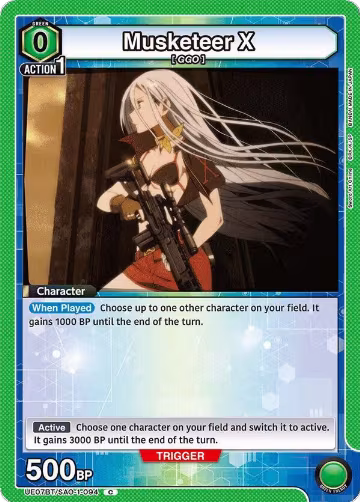 Musketeer X (UE07BT/SAO-1-094), Sword Art Online — Union Arena card price